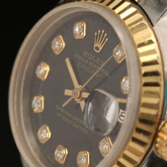 1977 Rolex Oyster Perpetual Diamond Dial Wristwatch main image 9